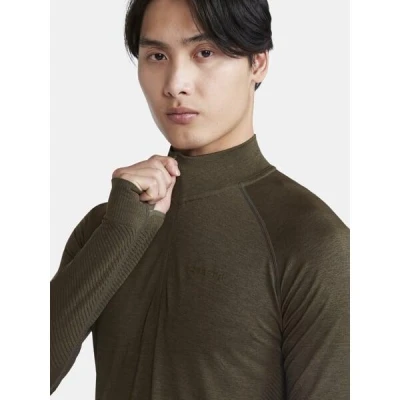 Craft CORE Dry Active Comfort Zip 1911166 pánské triko - zelená (B676000)