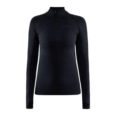 Craft CORE Dry Active Comfort Zip W 1911167 dámské triko - černá (B999000)