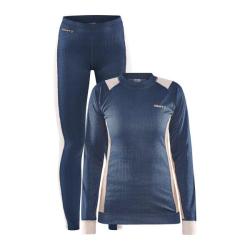Craft CORE Dry Baselayer W 1909706 dámský set POUZE L - černá (VÝPRODEJ)