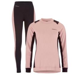 Craft CORE Dry Baselayer W 1909706 dámský set POUZE S - růžová (VÝPRODEJ)