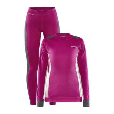 Craft CORE Dry Baselayer W 1909706 dámský set - růžová (486985)