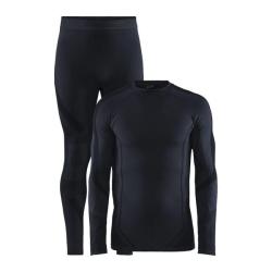 Craft CORE Dry Fuseknit 1909742 pánský funkční set POUZE L - černá (VÝPRODEJ)