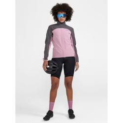 Craft CORE Endur Hydro W dámská cyklobunda - růžová s šedou (985743)