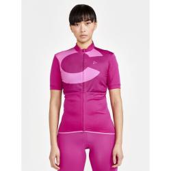 Craft CORE Endur Logo W 1910562 dámský cyklodres - růžová (486719)