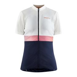 Craft CORE Endur W 1910561 dámsky cyklodres - bielo-sivá s tm. modrou (904396)