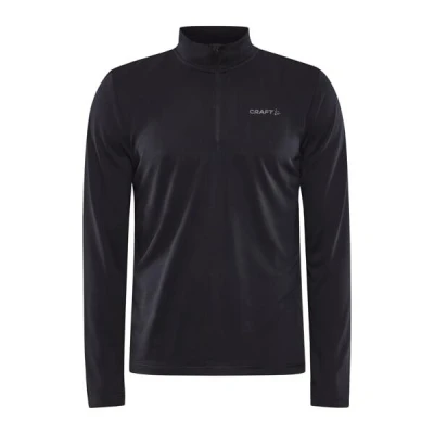 Craft CORE Essence Bi-blend Half Zip LS 1913742 pánské triko - černá (999000)