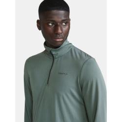 CRAFT CORE Essence Bi-blend Half Zip LS 1913742 pánské triko - zelená (626000)
