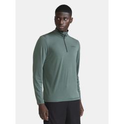 CRAFT CORE Essence Bi-blend Half Zip LS 1913742 pánské triko - zelená (626000)