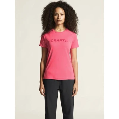 Craft CORE Essence Logo W 1911785 dámské triko - růžová (745000)