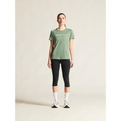 Craft CORE Essence Logo W 1911785 dámské triko - zelená (6300)