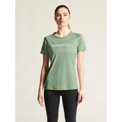 Craft CORE Essence Logo W 1911785 dámské triko - zelená (6300)