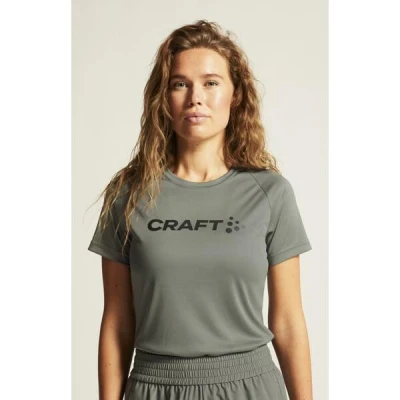 Craft CORE Essence Logo W 1911785 dámské triko - zelená (647000(6470))
