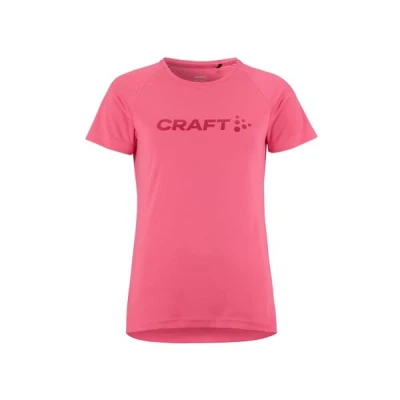 Craft CORE Essence Logo W 1911785 dámské triko - růžová (745000) Craft CORE Essence Logo W 1911785 dámské triko - růžová (745000)