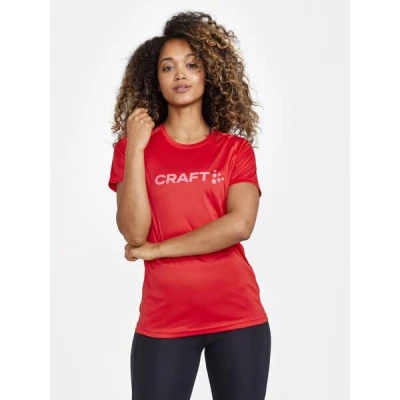 CRAFT CORE Essence Logo W 1911785 dámské triko - červená (484000)
