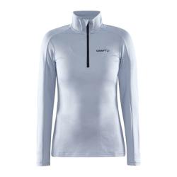 Craft CORE Gain W 1909497 dámsky polorolák - sivá (909000) Craft CORE Gain W 1909497 dámsky polorolák - sivá (909000)