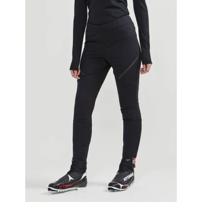 Craft CORE Glide Wind Tights W 1909568 dámské kalhoty - černá (999000)