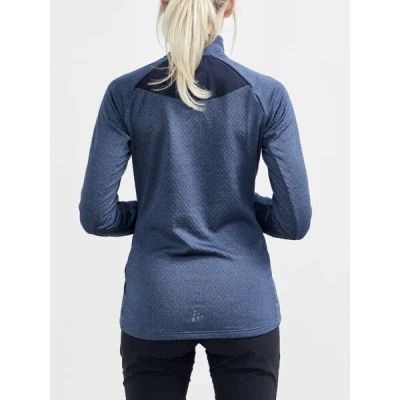 Craft CORE Trim Thermal W 1909501 dámský funkční polorolák POUZE M - modrá (VÝPRODEJ)