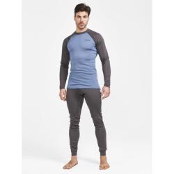 Craft CORE Warm Baselayer LS 1912532 pánské triko - šedá (985362)