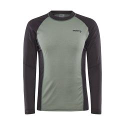 Craft CORE Warm Baselayer LS 1912532 pánské triko - šedá (992626)