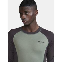 Craft CORE Warm Baselayer LS 1912532 pánske tričko - sivá (992626)