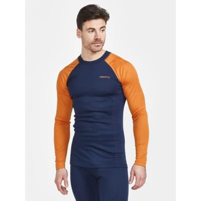 Craft CORE Warm Baselayer LS 1912532 pánské triko - modrá (396337) Craft CORE Warm Baselayer LS 1912532 pánské triko - modrá (396337)