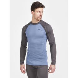 Craft CORE Warm Baselayer LS 1912532 pánské triko - šedá (992626)