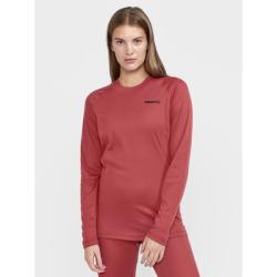 Craft CORE Warm Baselayer LS W dámské triko - červená (421000)