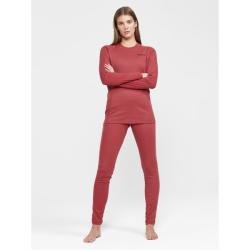 Craft CORE Warm Baselayer LS W dámské triko - červená (421000)