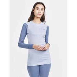 Craft CORE Warm Baselayer LS W 1912534 dámske tričko - modrá (362909)