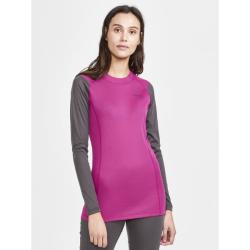 Craft CORE Warm Baselayer LS W 1912534 dámske tričko - ružová (486985)