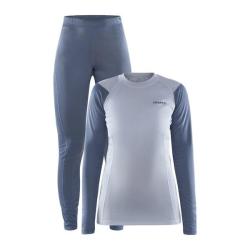 Craft CORE Warm Baselayer W 1909708 dámský set POUZE L - černá (VÝPRODEJ)