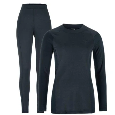 Craft CORE Warm Baselayer W 1909708 dámský set POUZE XL - černá (VÝPRODEJ)