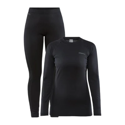 Craft CORE Warm Baselayer W 1909708 dámský set - černá (999000)