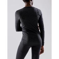 CRAFT CORE Wool Merino LS W 1911548 dámské triko - černá (998000)