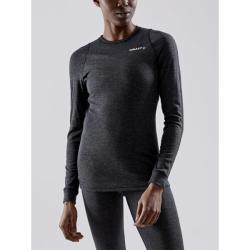 CRAFT CORE Wool Merino LS W 1911548 dámské triko - černá (998000)