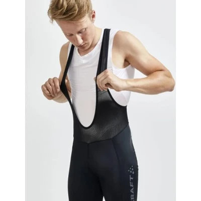 Craft Endur Bib C4 1910529 pánské cyklokalhoty - černá (999000(9990)) POUZE M (VÝPRODEJ)