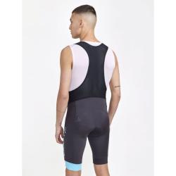 Craft Endur Bib C4 1910529 pánské cyklokalhoty - tmavě šedá se světle modrou (992327)