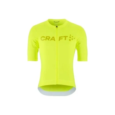 Craft Endur Logo cyklodres - žlutá (C17333-5550) POUZE XXL (VÝPRODEJ)