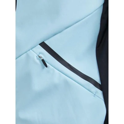 Craft Glide Hood W 1909567 dámská softshell bunda POUZE M - tmavě modrá s růžovou (VÝPRODEJ)