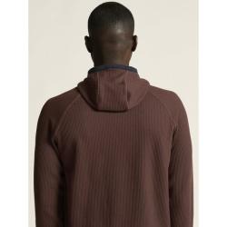 Craft Grid Hood 1916667 pánská mikina - hnědá (286000)