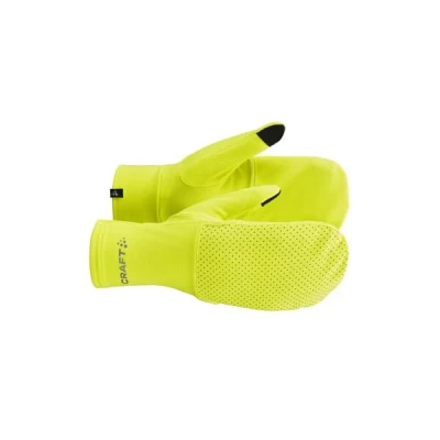 Craft Lumen Fleece Hybrid 2 1916707 rukavice - žlutá (851000(5550))