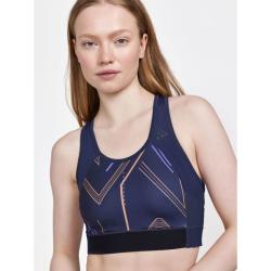 Craft PRO Charge Blocked 1911912 dámský top - tmavě modrá se vzorem (396791)