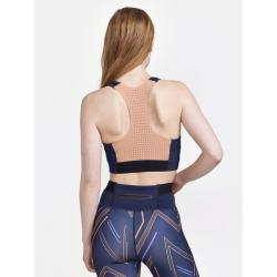 Craft PRO Charge Blocked 1911912 dámský top - tmavě modrá se vzorem (396791)