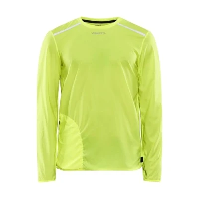 Craft PRO Hypervent LS Wind Top 1913639 pánské triko - žlutá (851000) Craft PRO Hypervent LS Wind Top 1913639 pánské triko - žlutá (851000)