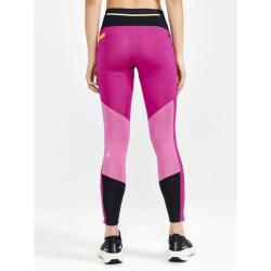 Craft PRO Hypervent W 1910436 dámské kalhoty - černá s růžovou (999486)