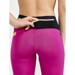 Craft PRO Hypervent W 1910436 dámské kalhoty - černá s růžovou (999486)