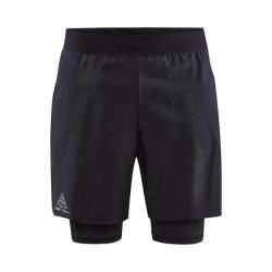 Craft PRO Trail 2in1 1912447 pánské šortky - černá (999000) POUZE XXL (VÝPRODEJ)