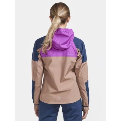 Craft PRO Trail Hydro W 1912448 dámská běžecká bunda POUZE M - hnědá (VÝPRODEJ)