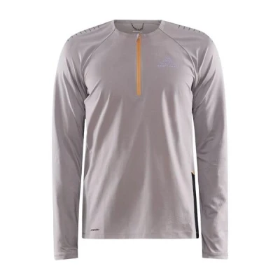 Craft PRO Trail Wind LS 1913155 pánské triko - šedá (954000)