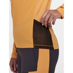 Craft PRO Trail Wind LS W 1913144 dámské triko - oranžová (574000)
